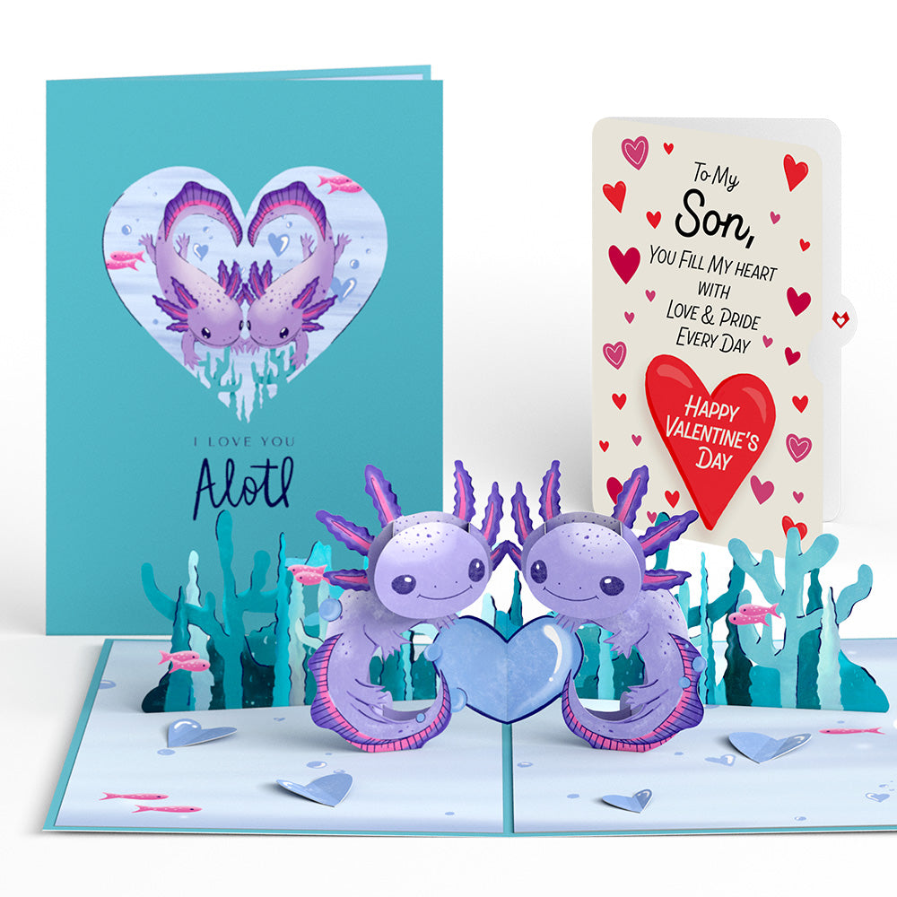 Love You A-Lotl Valentine Pop-Up Card and Sentiment Set for Son、mySite、solidvoid