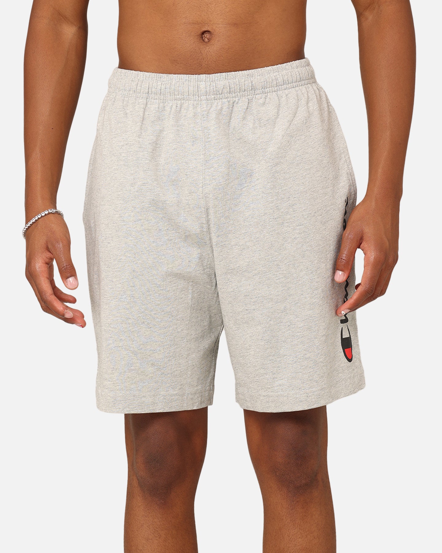 Champion Script Jersey Shorts Oxford Heather、mySite、zt4zffjzw