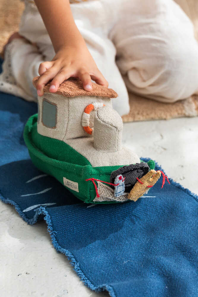 RIDE & ROLL TOY SEA CLEAN UP BOAT SET、mySite、gigharbornorthrealestate