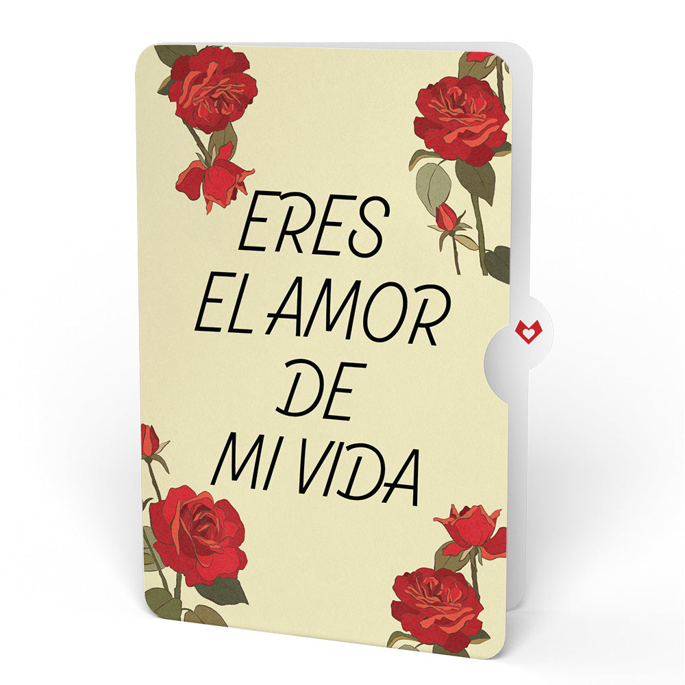 Red Sakura Tree Eres El Amor De Mi Vida Valentine Pop-Up Card and Sentiment Set、mySite、solidvoid