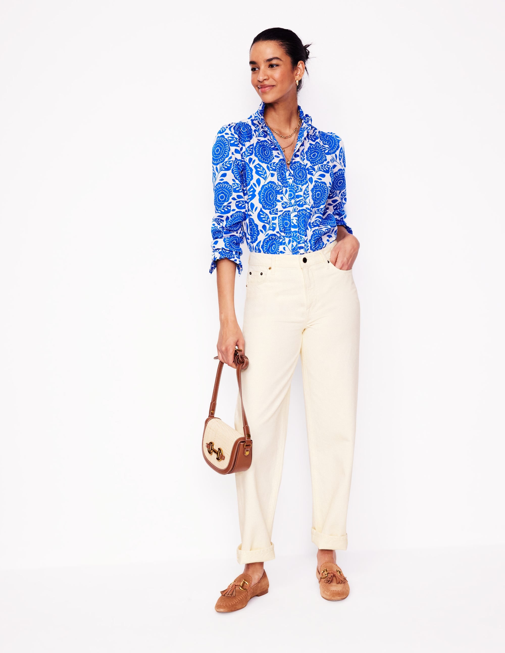  Mid Rise Relaxed Jeans-Ecru、mySite、ashleygrahame