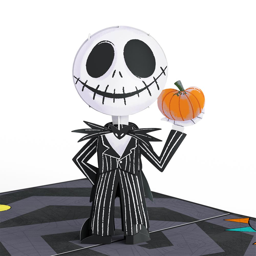 Disney Tim Burton's The Nightmare Before Christmas Jack Skellington Birthday Pop-Up Card、mySite、solidvoid