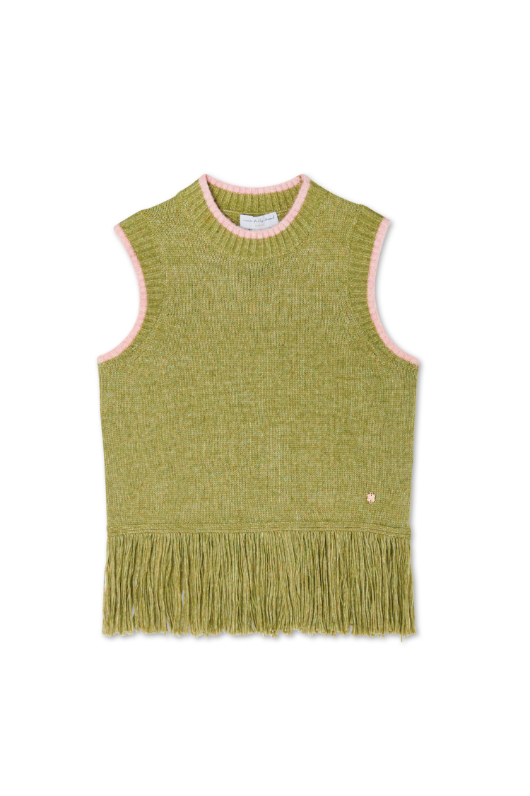 Olive Knit Tank Top、mySite、solidvoid