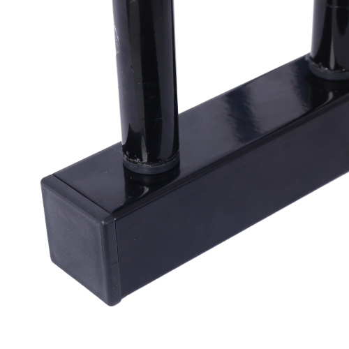 3 Bikes Floor Bike Stand, Bike Parking Rack Garage Bike Storage Stand Indoor/Outdoor 22-28" Wheel Stand, Max. Tire Width 2.15",black painted、、eastwooduniform