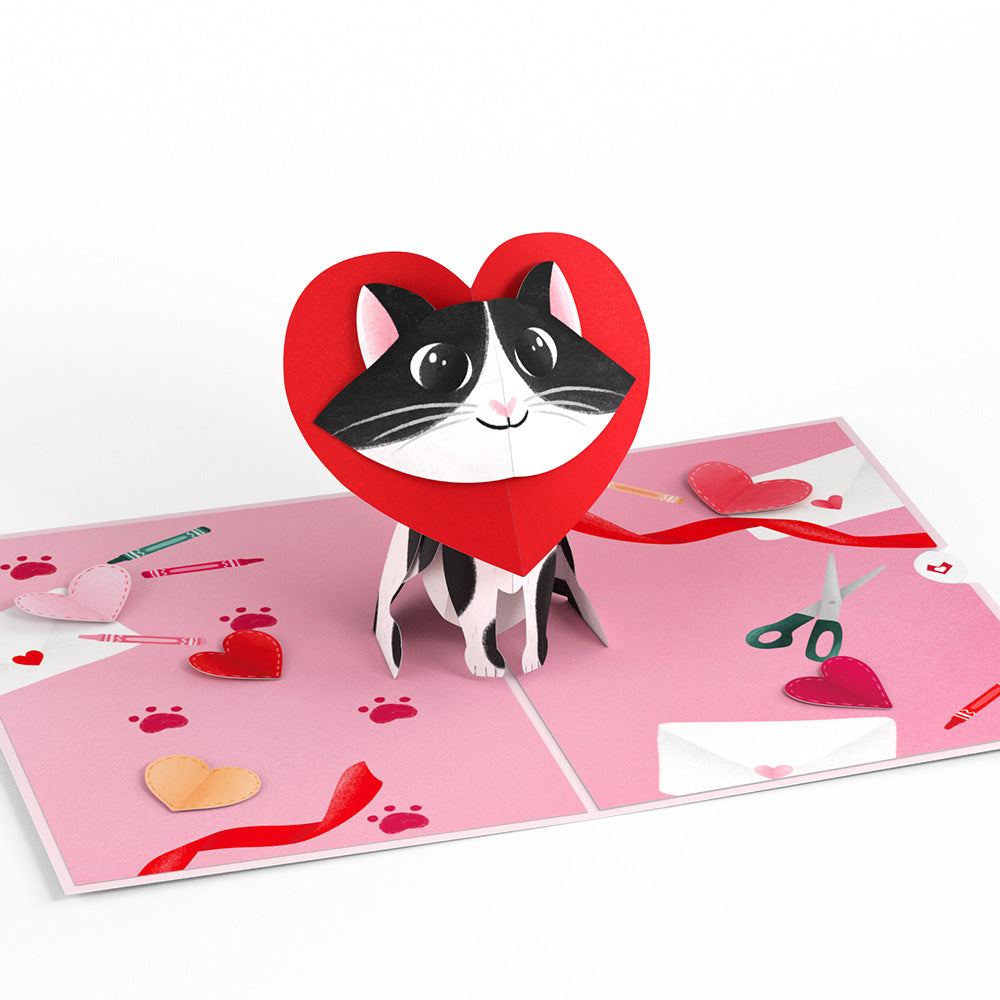 Crafty Cat Valentine’s Day Surprise Pop-Up Card、mySite、solidvoid