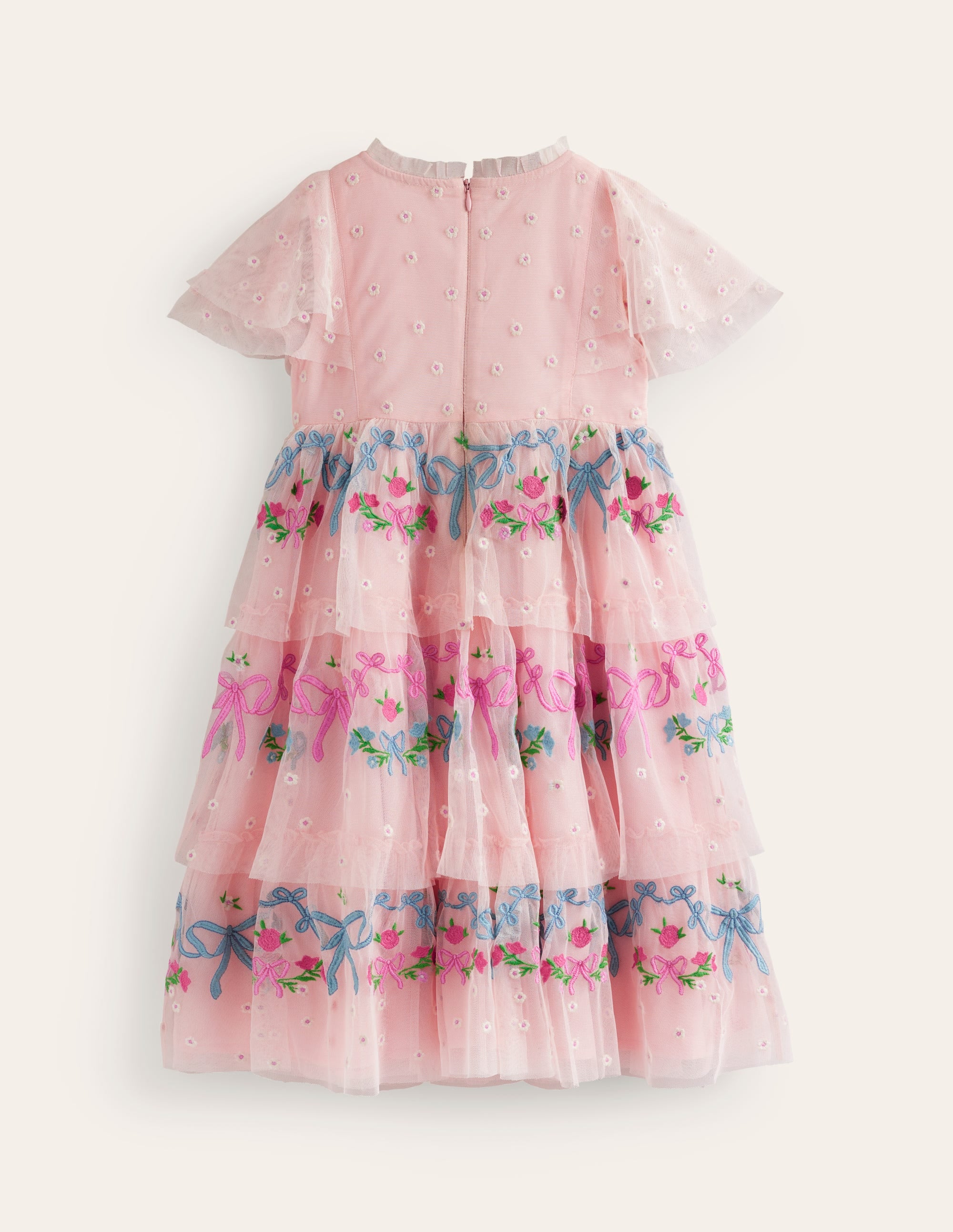 Embroidered Tulle Dress-Provence Dusty Pink、mySite、ashleygrahame