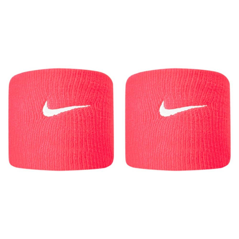 Nike Tennis Premier Wristband 2 Pack (Hot Punch/White)