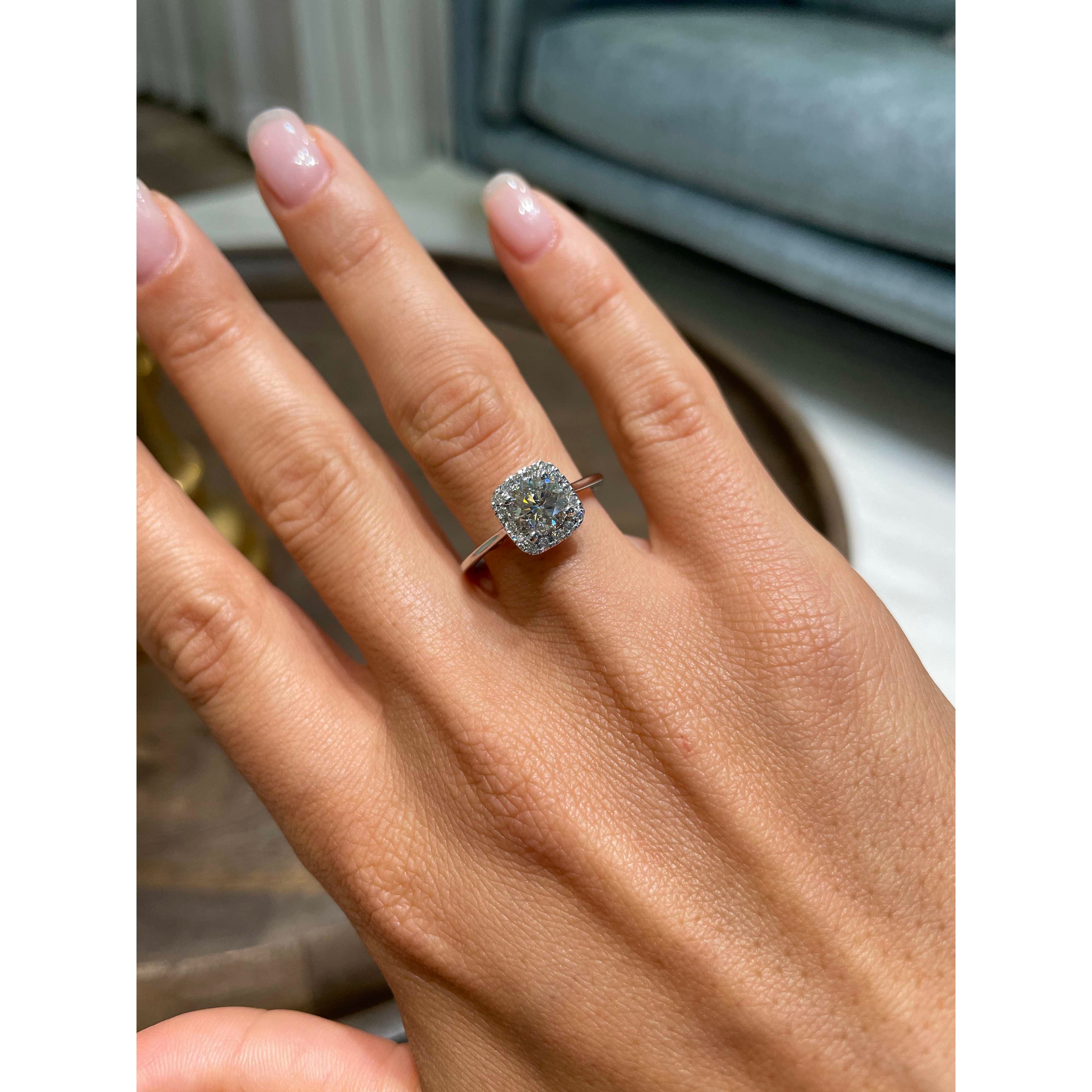 Claudine Lab Grown Diamond Ring -Platinum、mySite、hinf8tx79