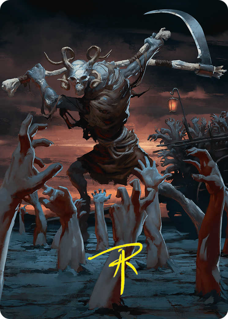 Blasphemous Edict Art Card (35/54) (Gold-Stamped Signature) Foundations Art Series、mySite、waistdrama