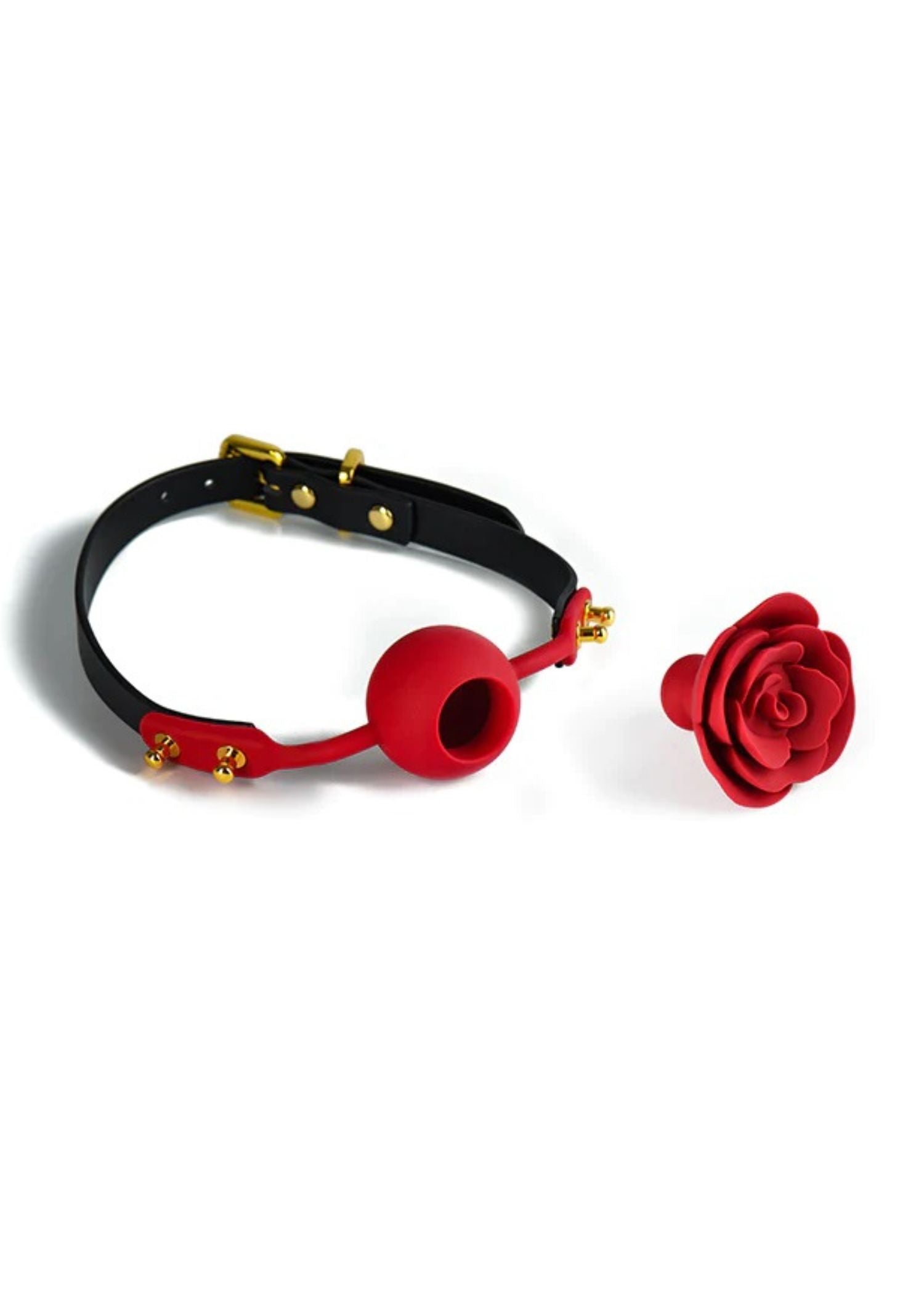 Rose Ball Gag (Black Strap)、mySite、justintrudeaud