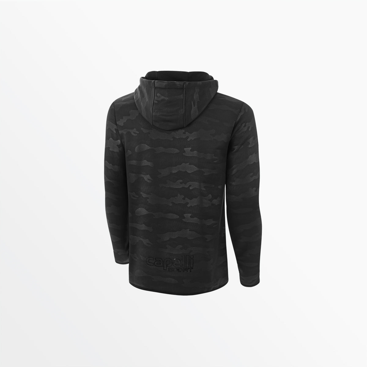 MEN'S BASICS I CAMO EMBOSSED HOODIE