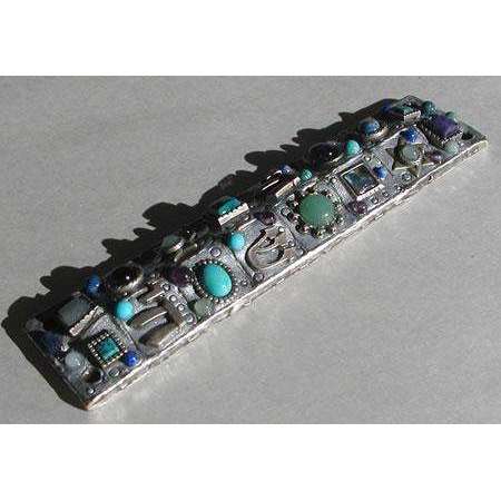 Michal Golan Amethyst, Sodalite, Turquoise Mezuzah、mySite、topwebapps