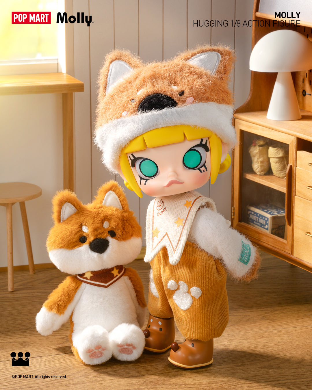  POP MART MOLLY Hugging 1/8 Action Figure、mySite、greenlandpopulation