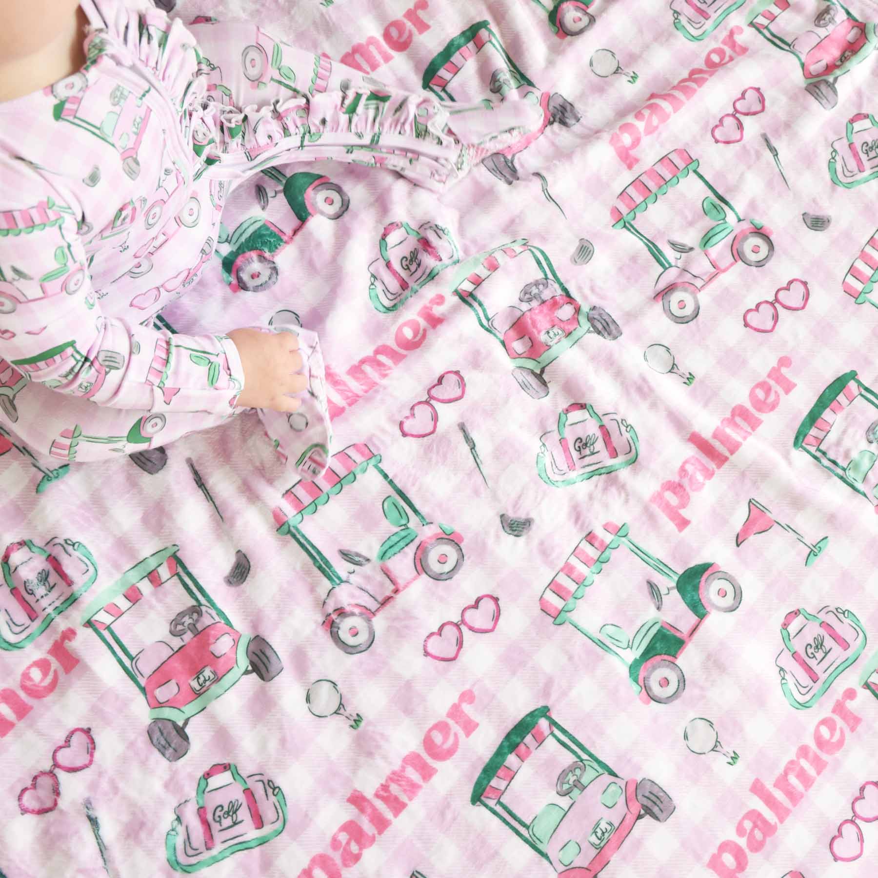 Birdie Babes Personalized Kids Blanket | Pink、mySite、layawaytickets