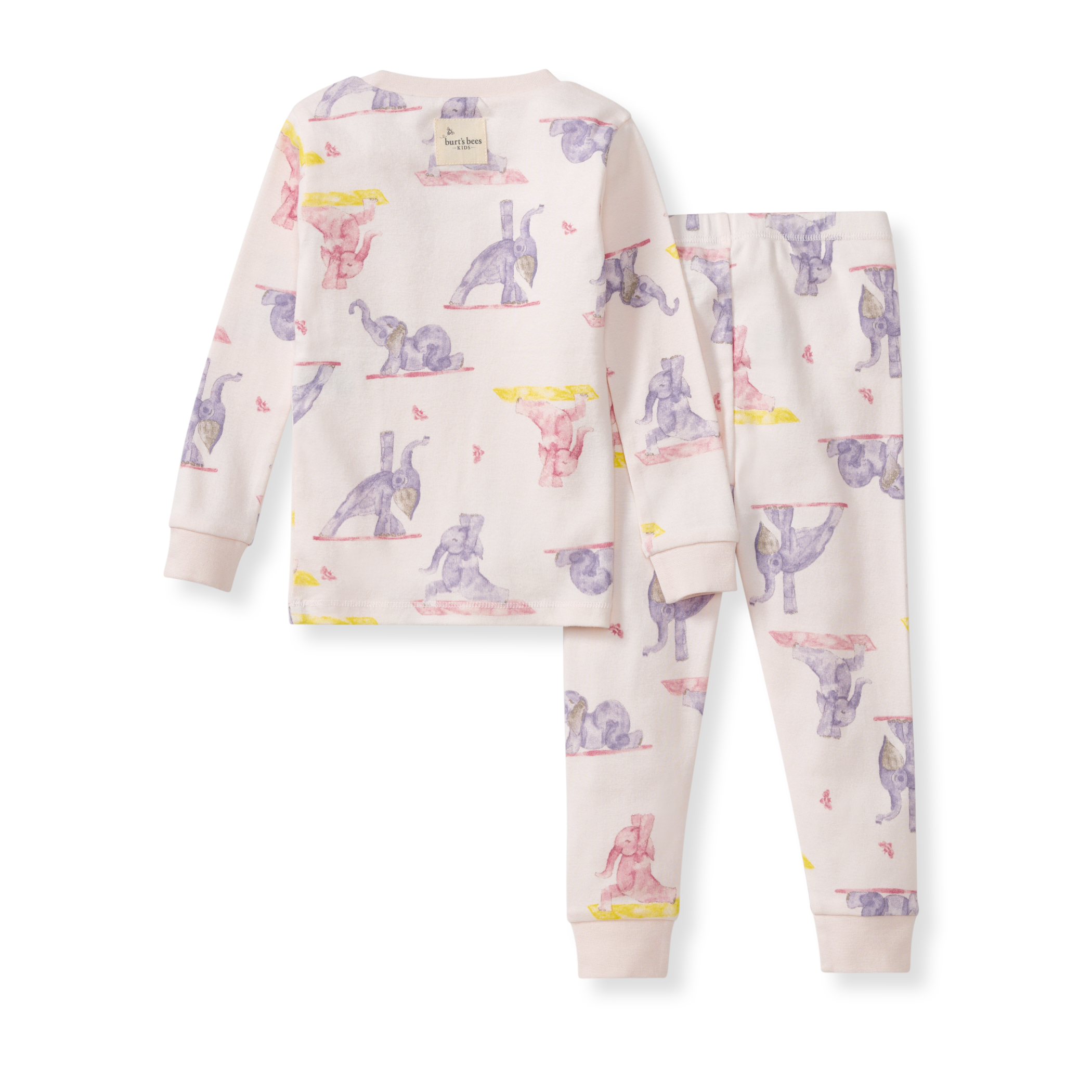 Yogi Elephants Organic Two-Piece Pajamas、mySite、g9winljtr