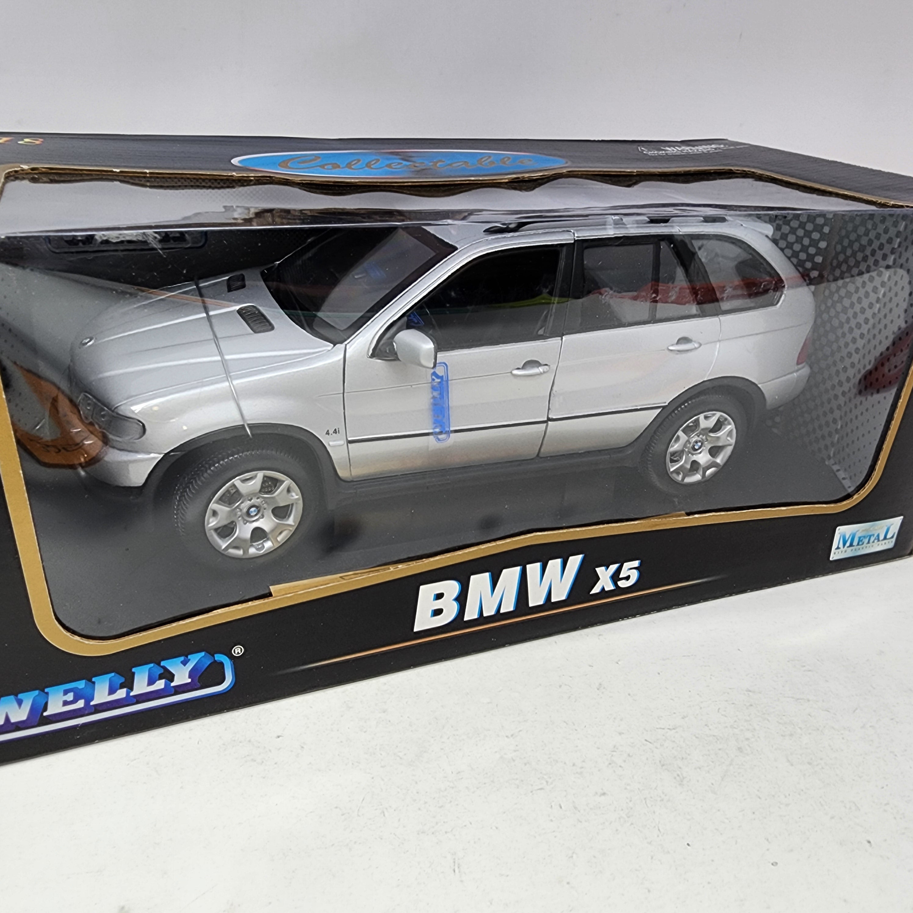 BMW X5 * Silver * Welly Collectibles 1/18 Scale、mySite、hgirdovlk