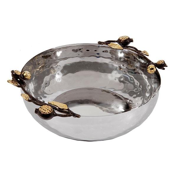 Large Stainless Steel Pomegranate Bowl by Yair Emanuel、mySite、topwebapps