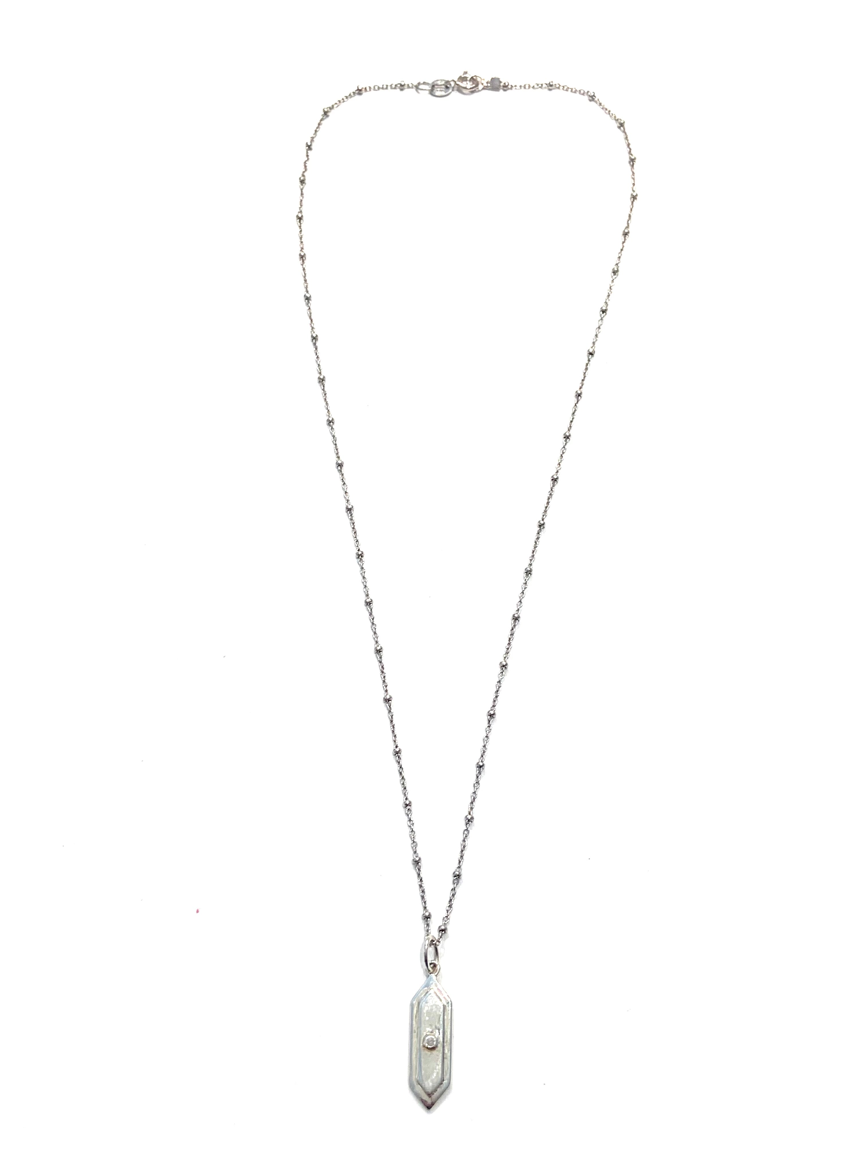 Erin Steele Jewelry Diamond Charm Pendant Necklace, Available in 3 Colors、mySite、noshort