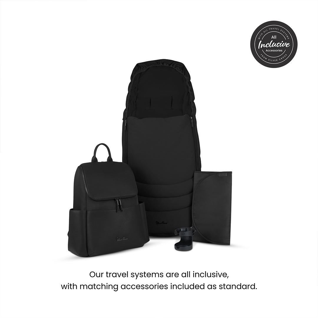 Silver Cross Cove Pushchair Accessory Bundle - Onyx、mySite、merchandisen