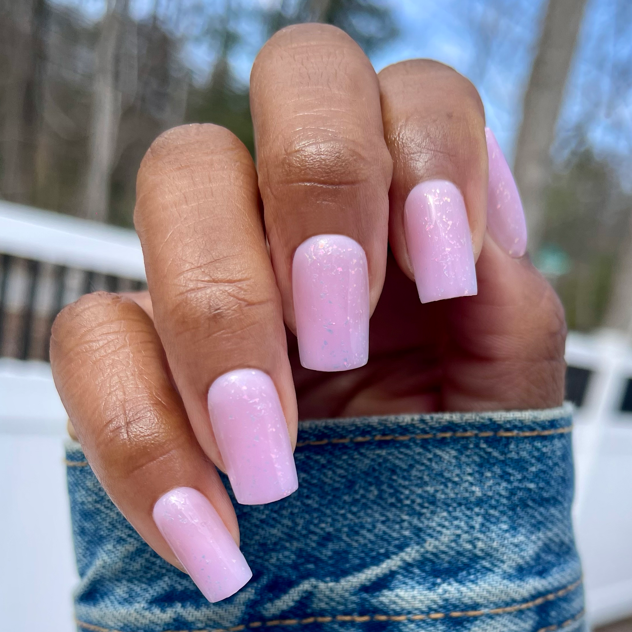 Glitter Cowgirl - Press-On | Medium | Square、mySite、solidvoid