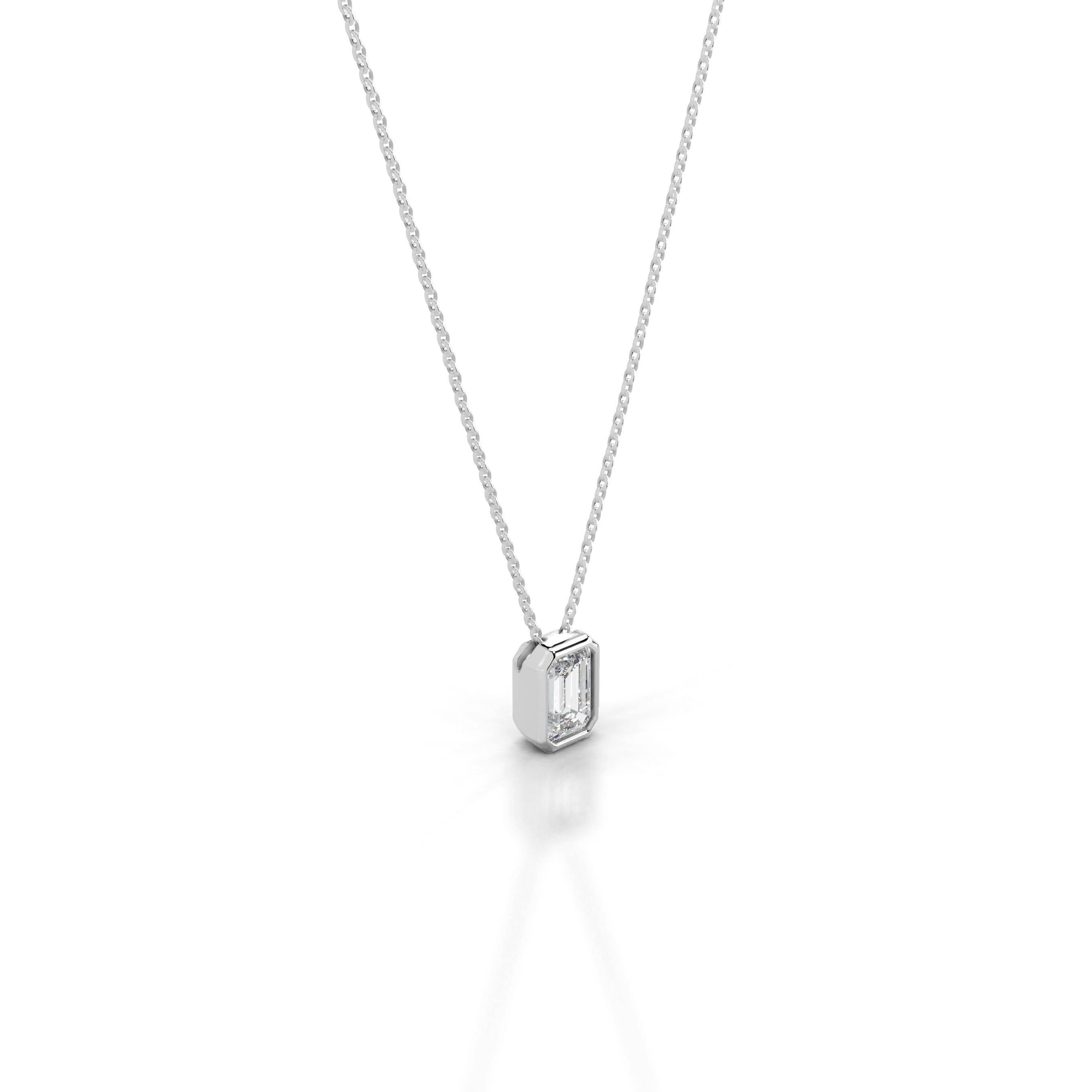 Gianna Lab Grown Diamond Pendant - 18K White Gold、mySite、hinf8tx79