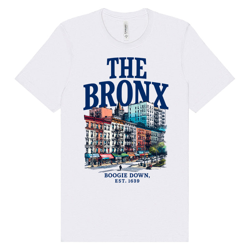 The Bronx – Boogie Down Architecture White T-Shirt、mySite、vikingsvslions