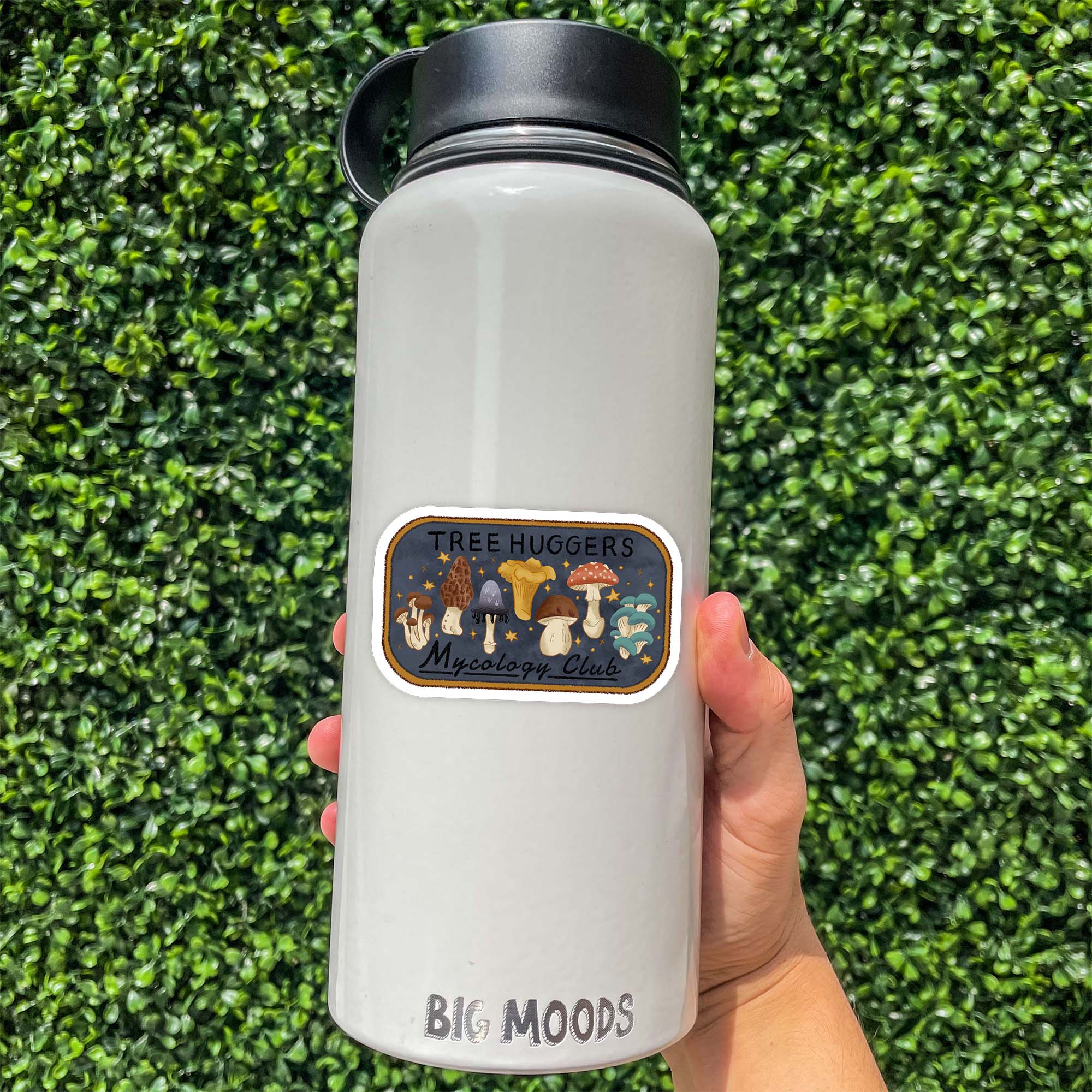  Tree Huggers Mycology Club Sticker、mySite、ghnorth