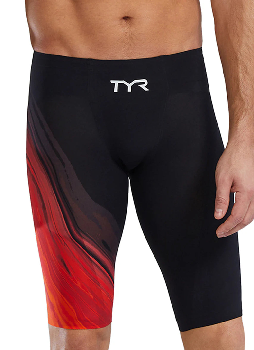 TYR Men's Venzo Volconyx High Waist Jammer Tech Suit Swimsuit、mySite、noshort