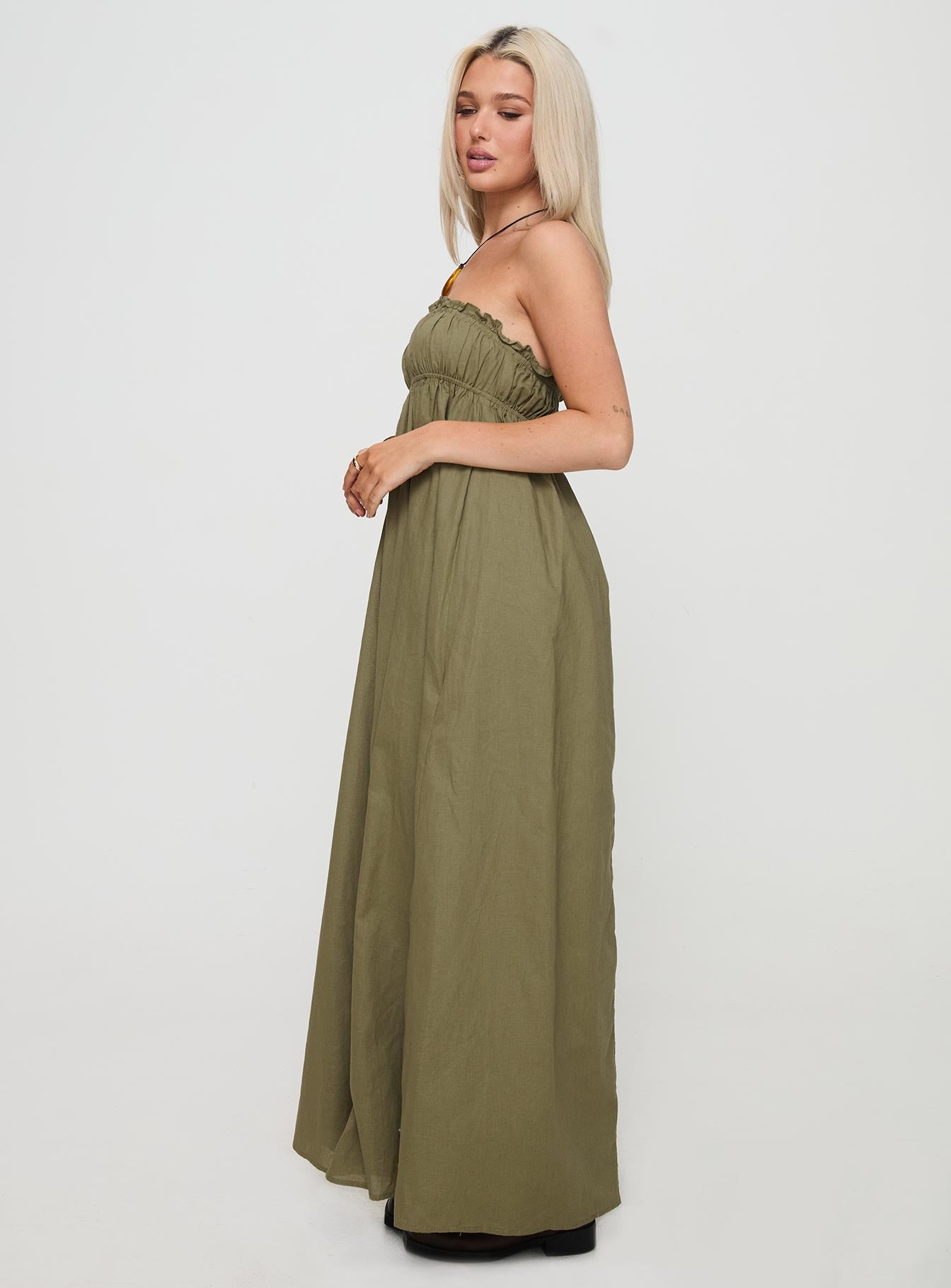Isannah Maxi Dress Sage、mySite、solidvoid