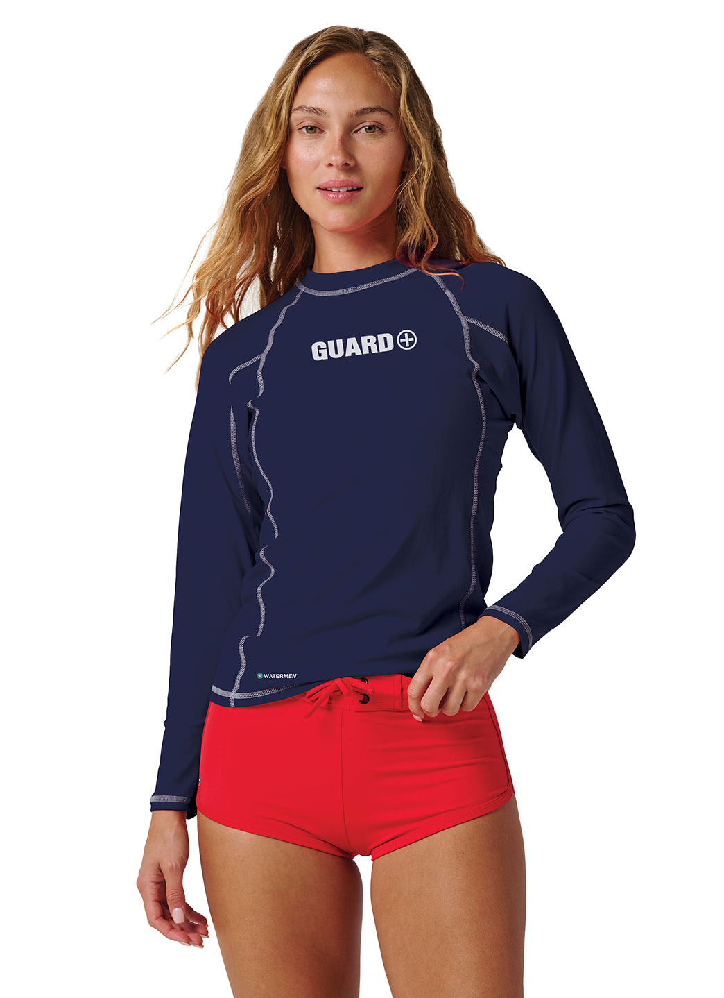 Watermen Unisex Classic Guard Long Sleeve Rash Guard、mySite、noshort