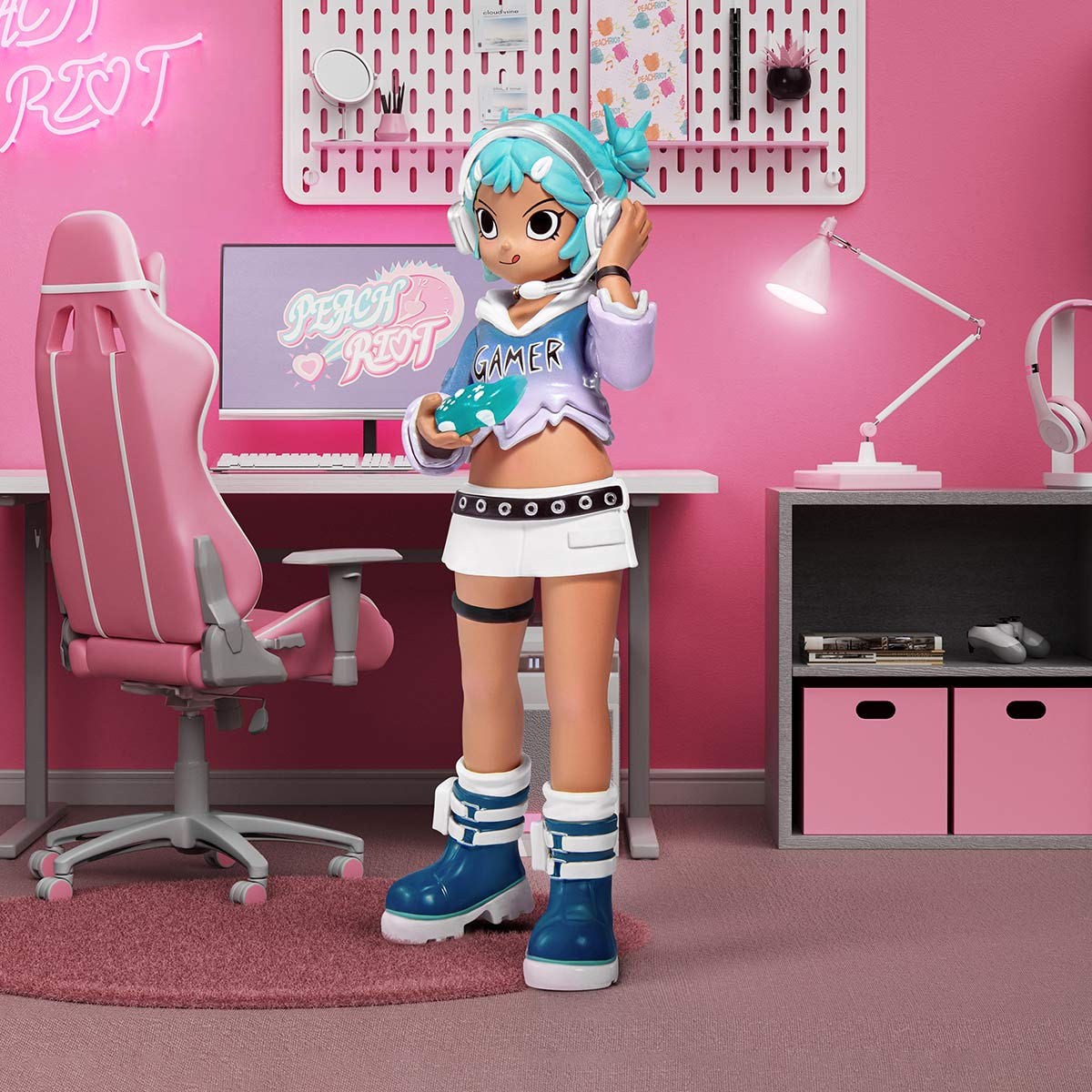  Peach Riot Rush Hour Series Figures、mySite、greenlandpopulation