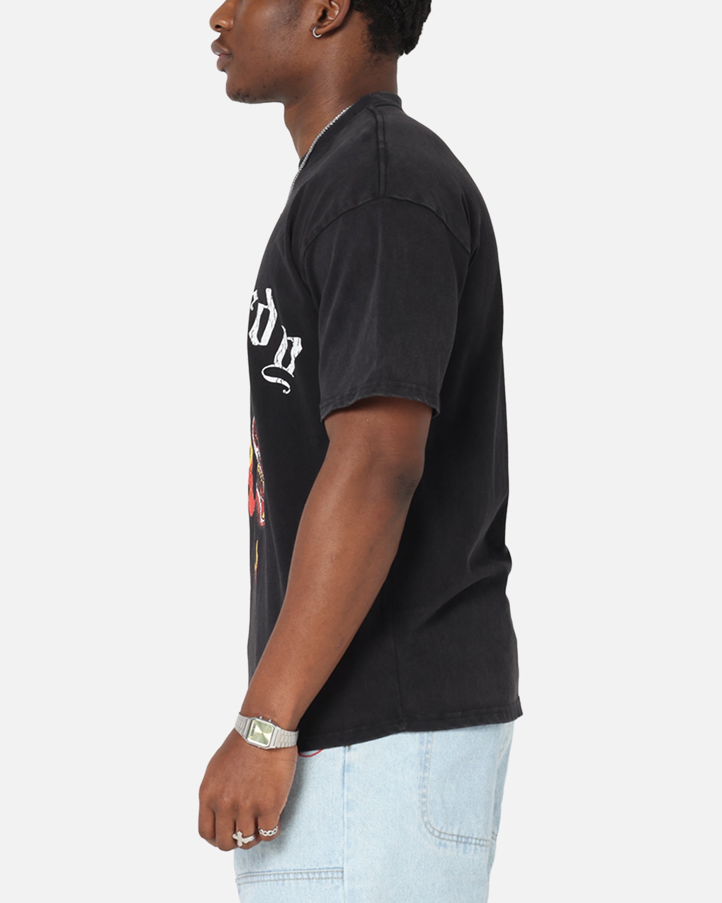 Ed Hardy Mask Of Mischief T-Shirt Black Acidwash、mySite、zt4zffjzw