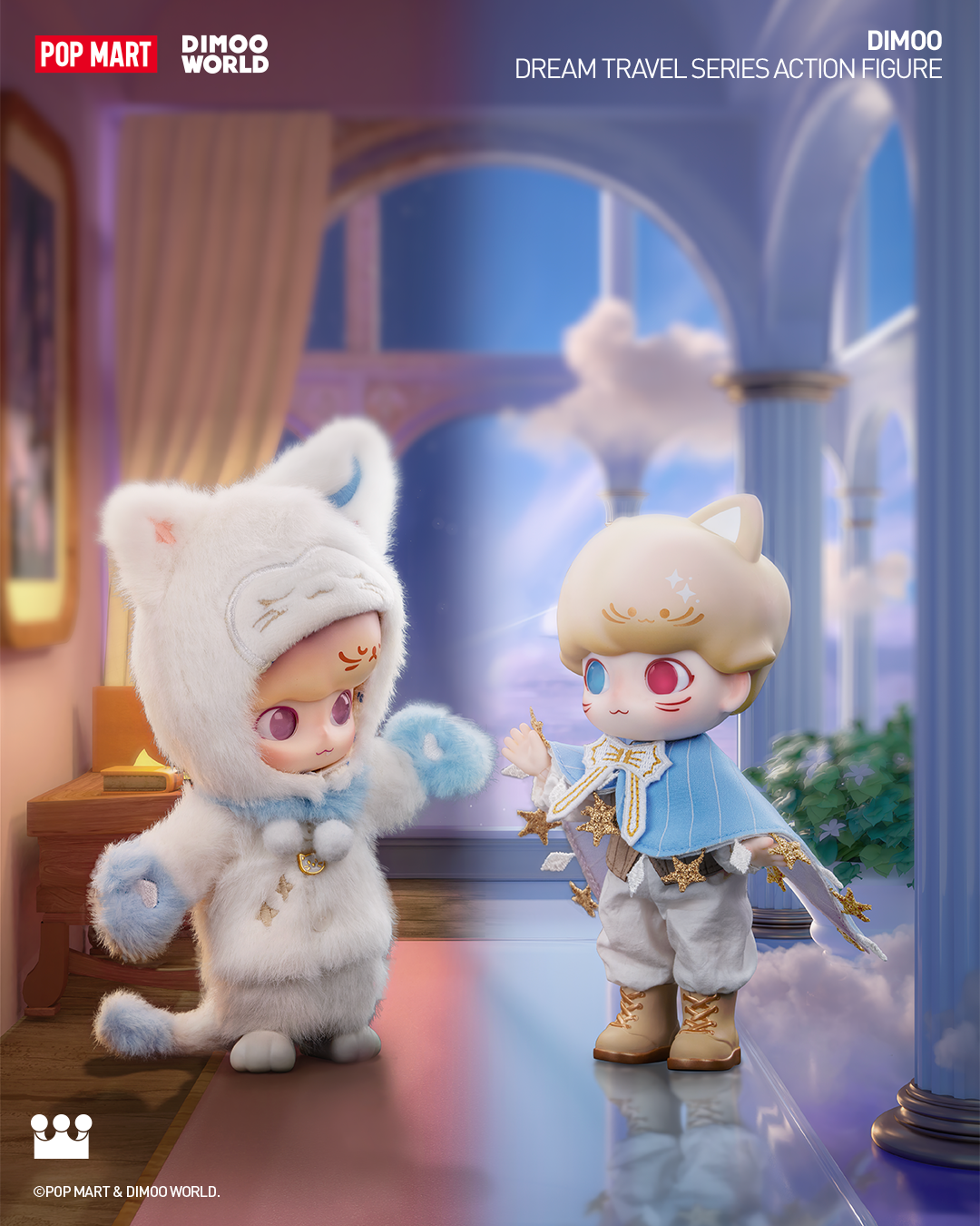  POP MART DIMOO Dream Travel Series Action Figure、mySite、greenlandpopulation