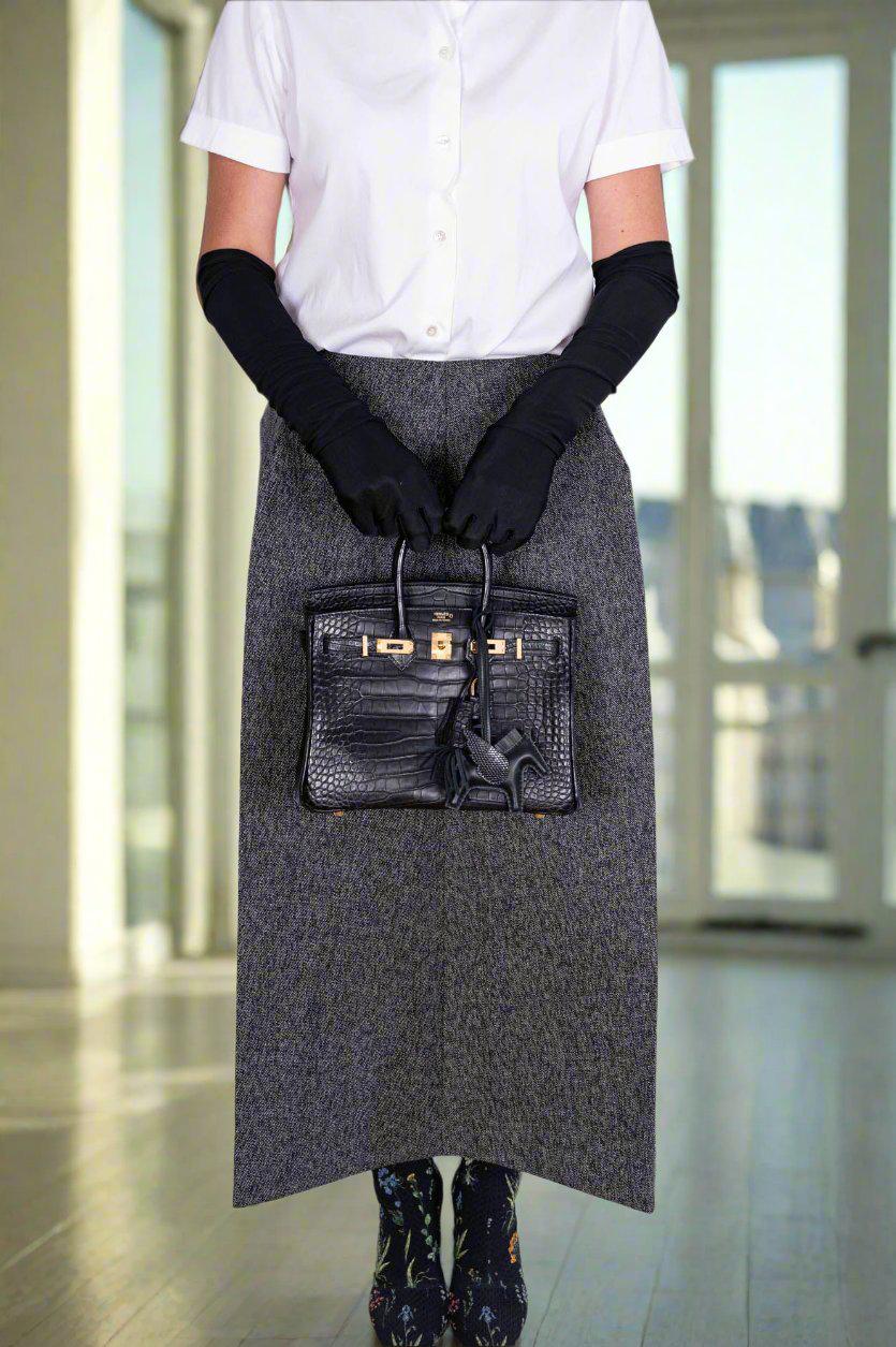 Hermès Birkin 25 Black Matte Alligator Gold Hardware、mySite、garminoutage.com