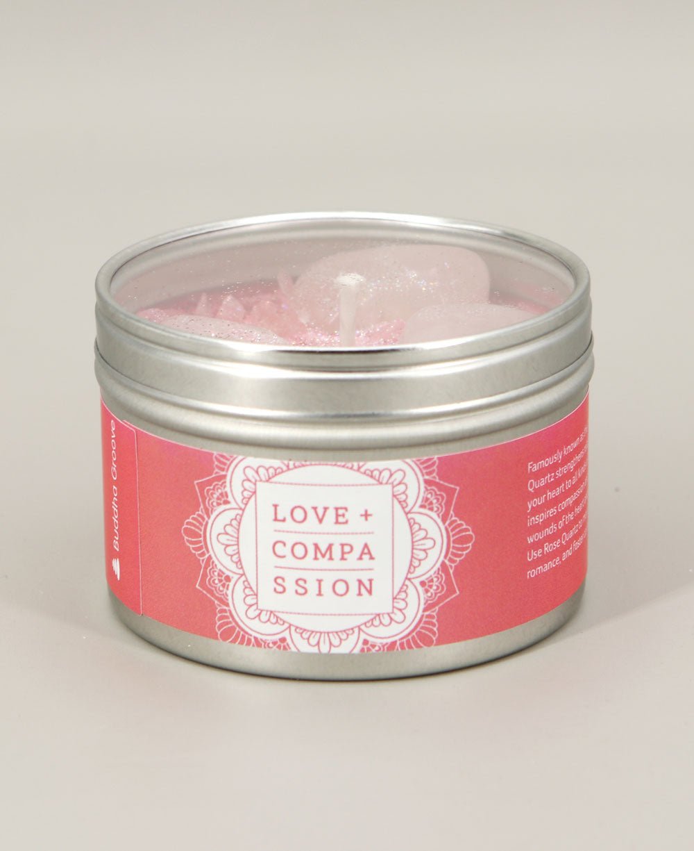 Rose Quartz Healing Crystal Gemstone Candles, USA、mySite、topwebapps