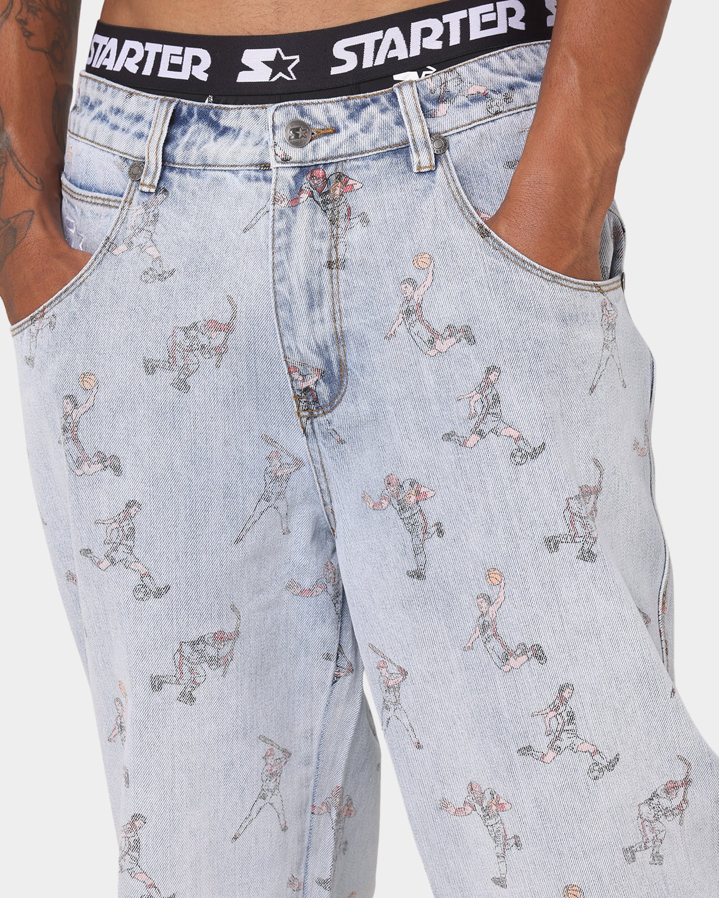 Starter Sports Stars Relaxed Vintage Jeans Snow Wash、mySite、zt4zffjzw