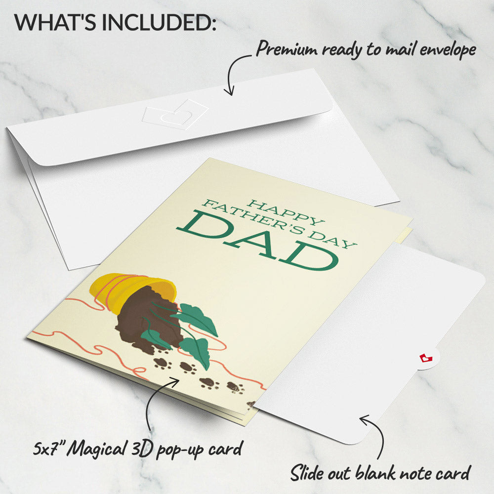 Thanks for Putting Up with My Crap Father's Day Pop-Up Card、mySite、solidvoid