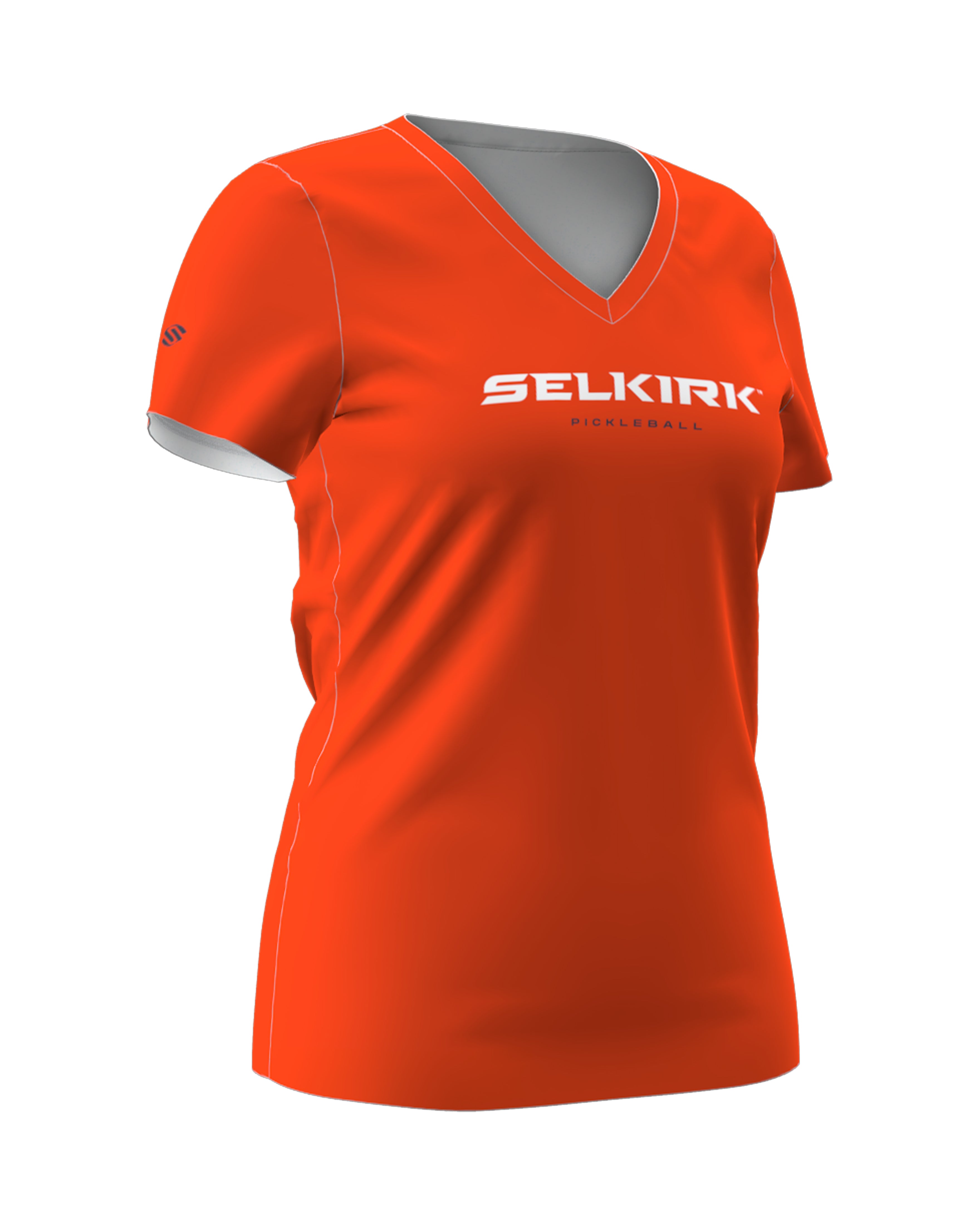 Women's Symmetrix Short Sleeve V-Neck Tee、mySite、noshort
