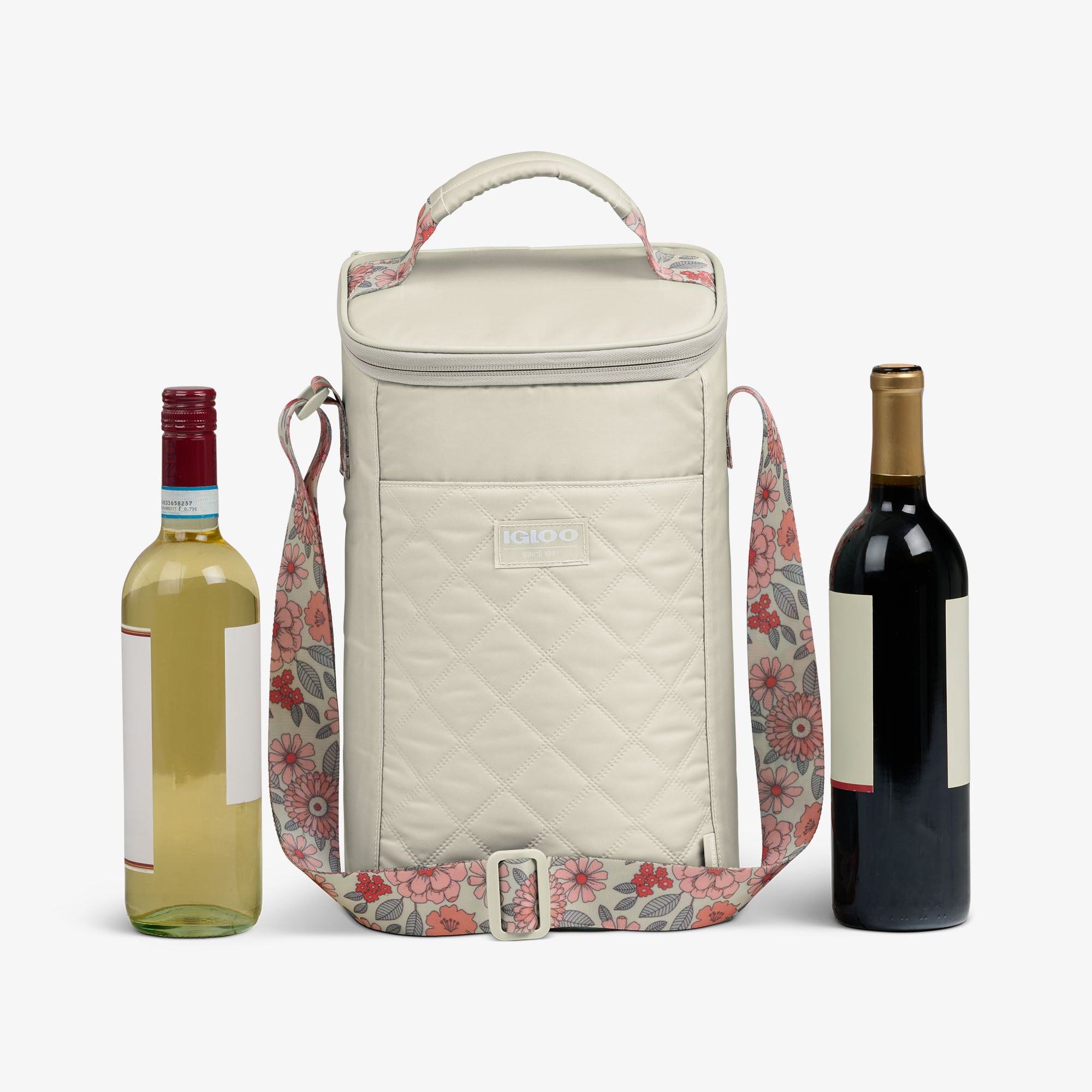 Floral MaxCold® DUO Vertical Crossbody Cooler Bag、mySite、noshort