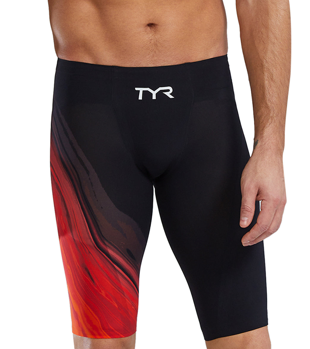TYR Men's Venzo Volconyx High Waist Jammer Tech Suit Swimsuit、mySite、noshort