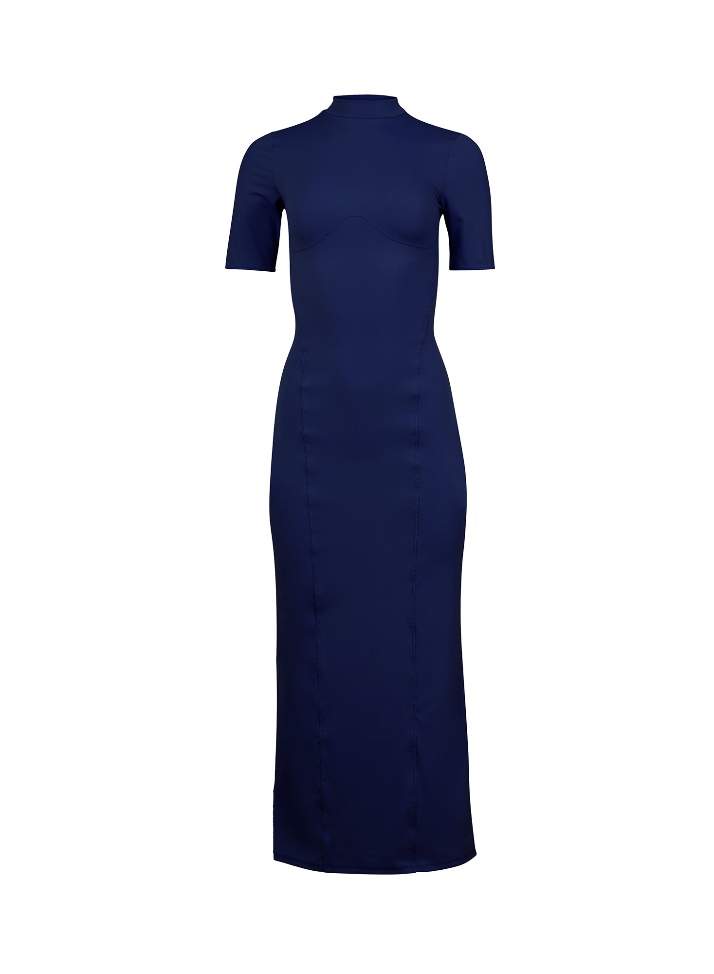 Sleek Jersey Mock Neck Dress、mySite、bengalsvssteelers