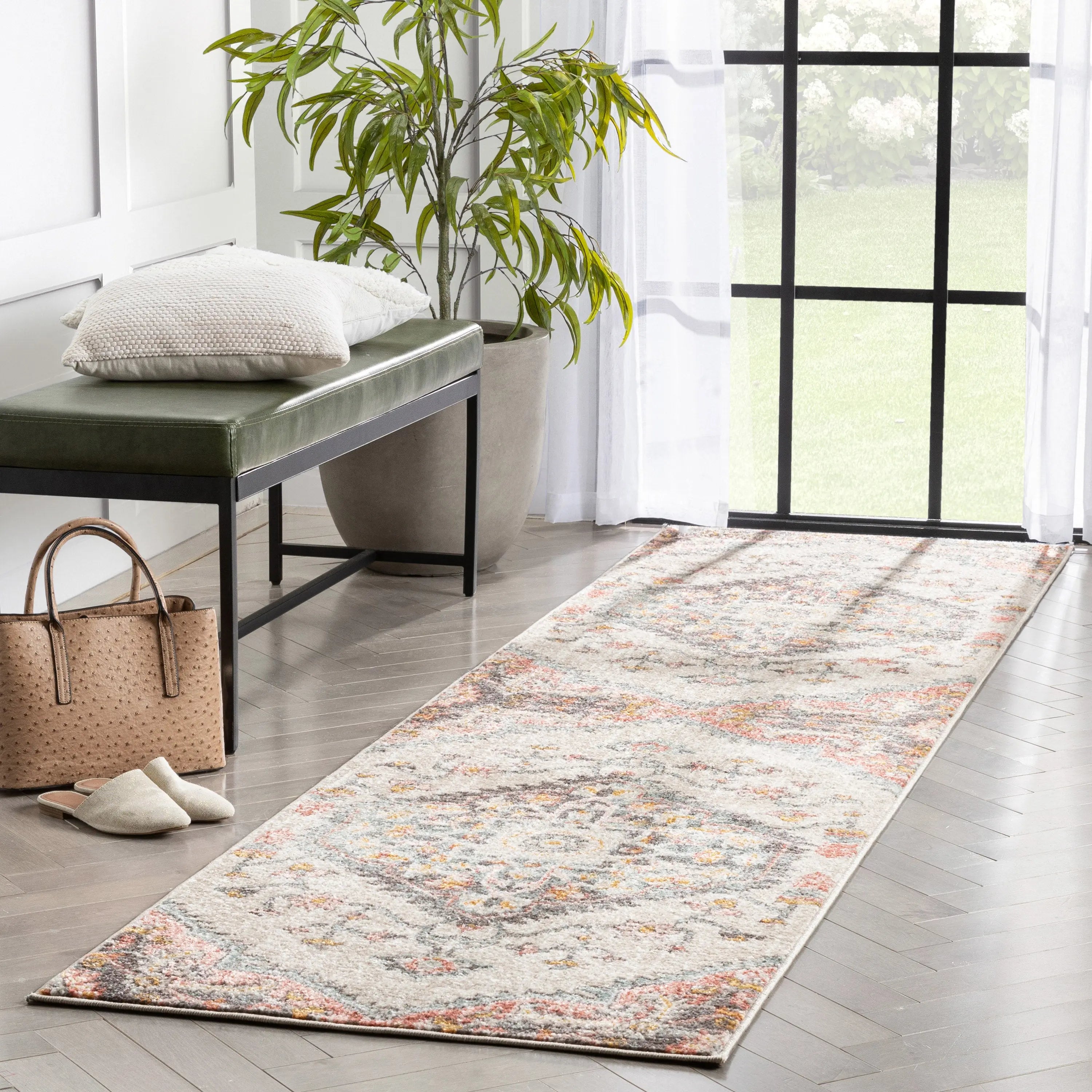 Gwendolyn Blush Bohemian Oriental Medallion Rug、mySite、gigharbornorthrealestate