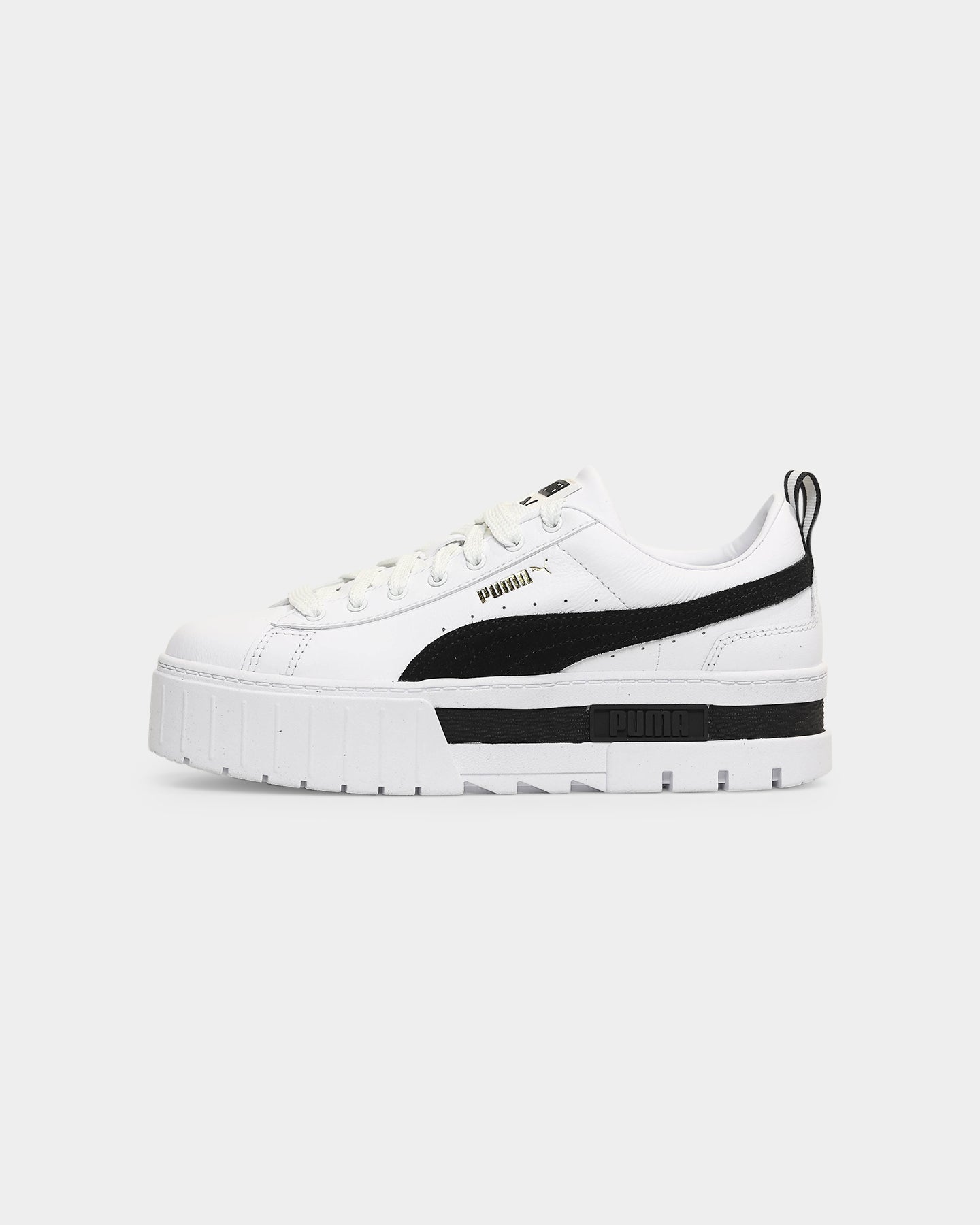 Puma Women's Mayze Leather White/Black、mySite、zt4zffjzw