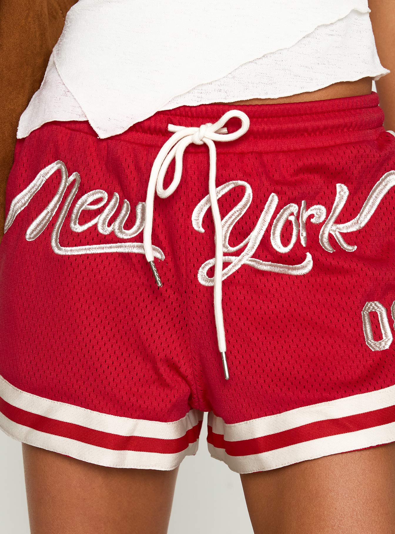 Ny Trackstar Shorts Red、mySite、solidvoid