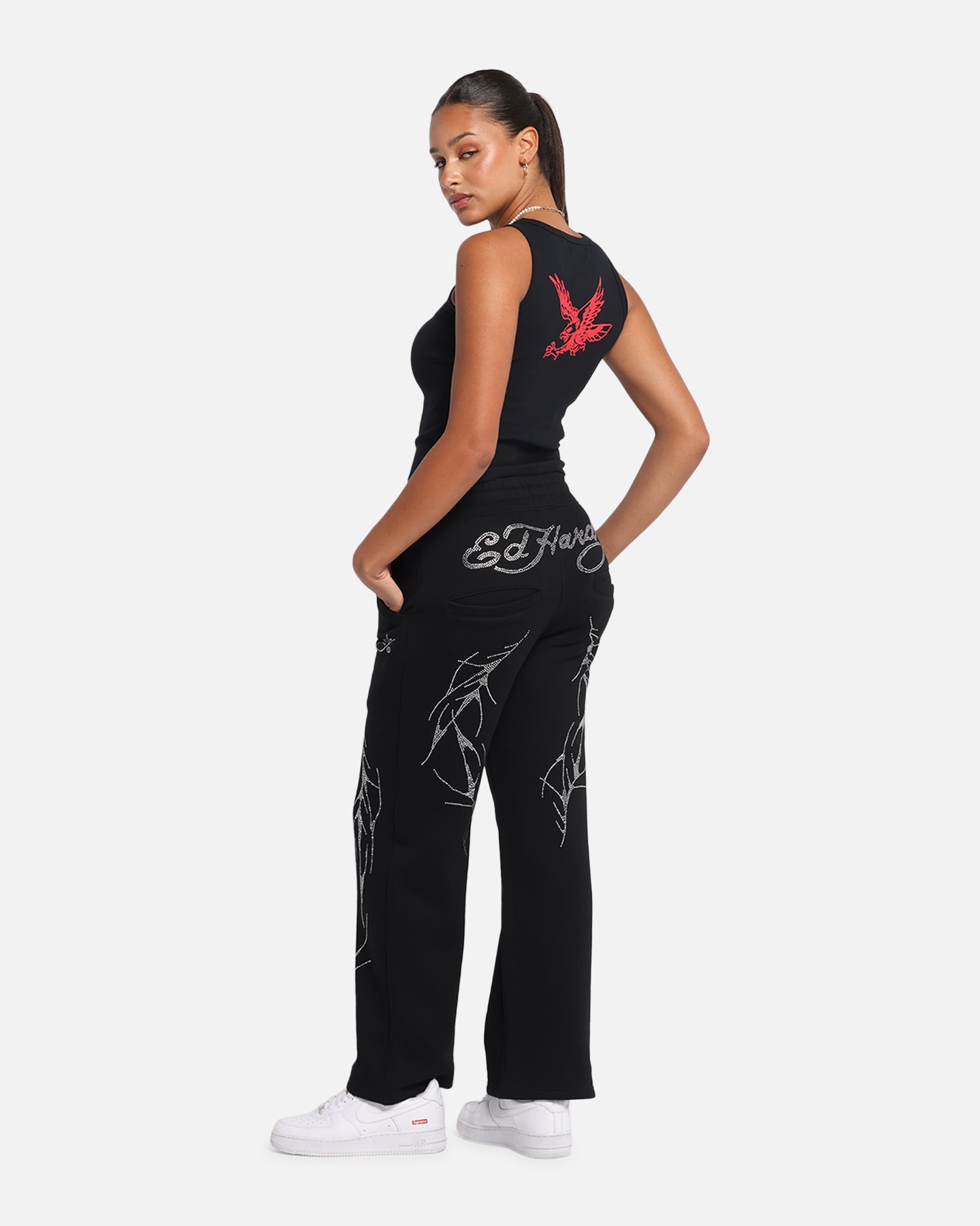 Ed Hardy Women's Tried And True Tank Black、mySite、zt4zffjzw