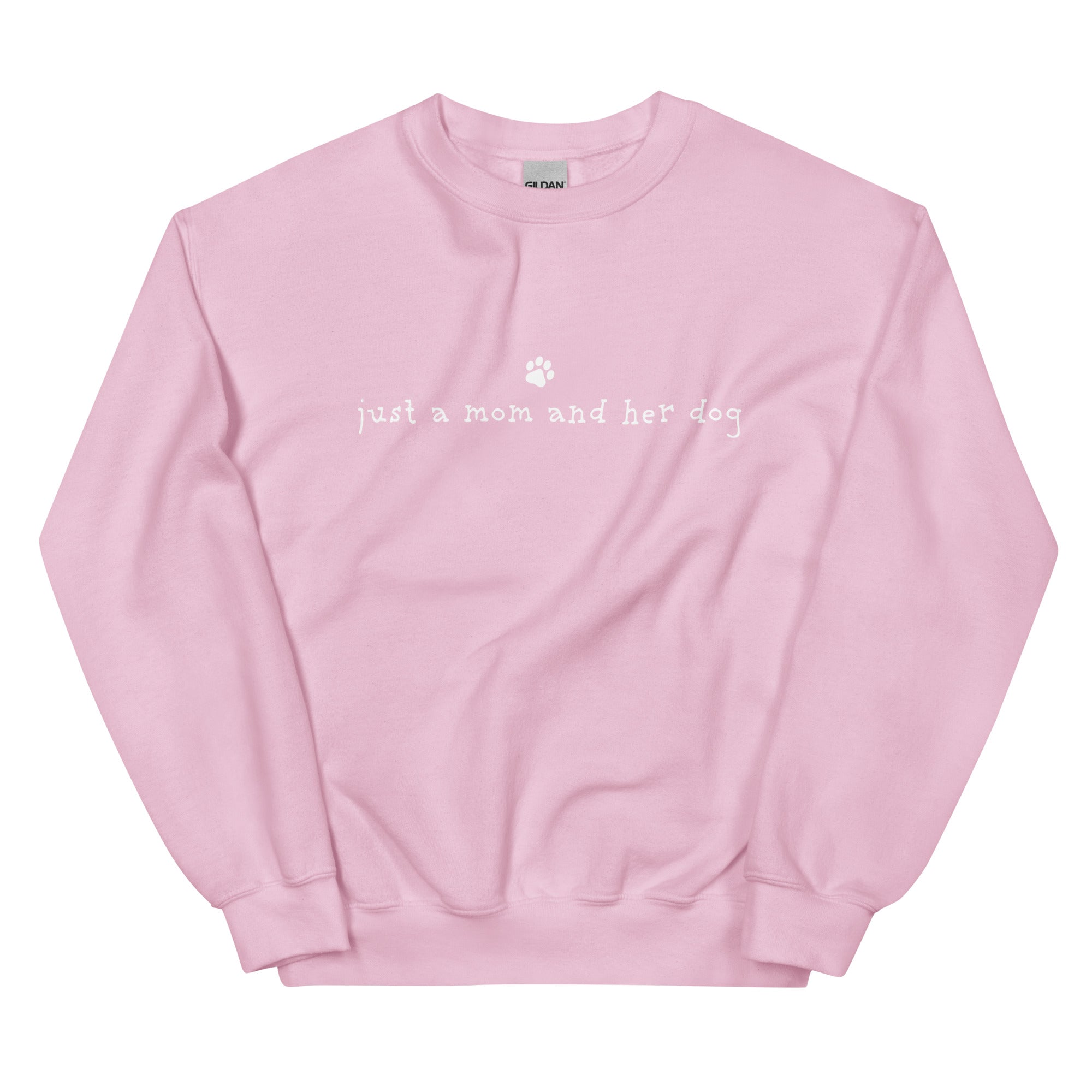 Just A Mom & Her Dog Crewneck Sweatshirt、mySite、camillekostekn
