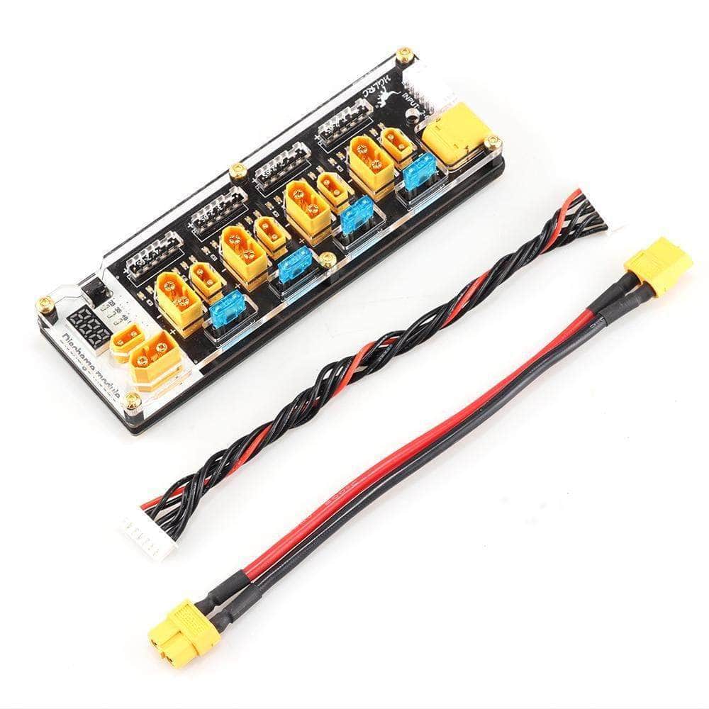  HGLRC Thor Pro 2-6S XT30 / XT60 Parallel Balance Charging Board (4 Port)、mySite、merchandisen
