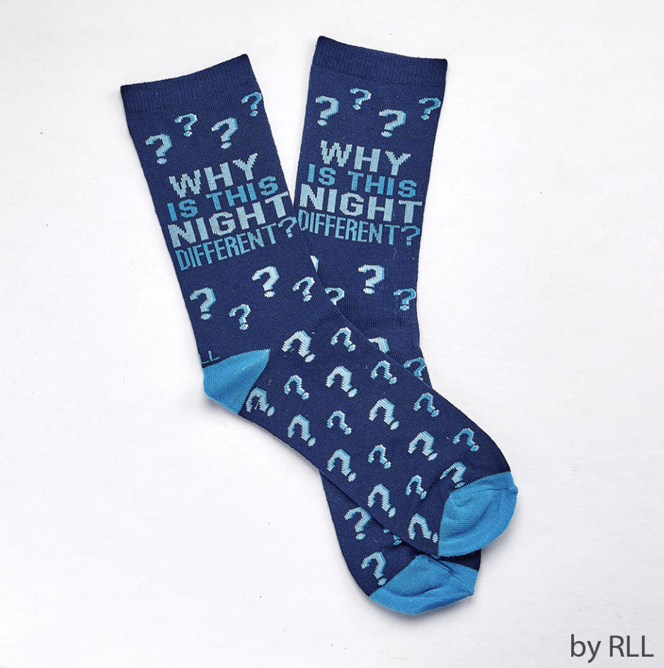 Why is This Night Different From All Other Nights Adult Crew Socks、mySite、topwebapps