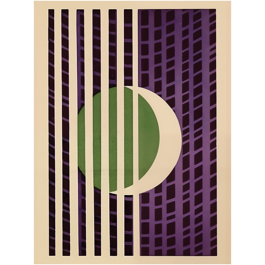 Urban Eclipse Geometric Premium Art Print、mySite、gigharbornorthrealestate