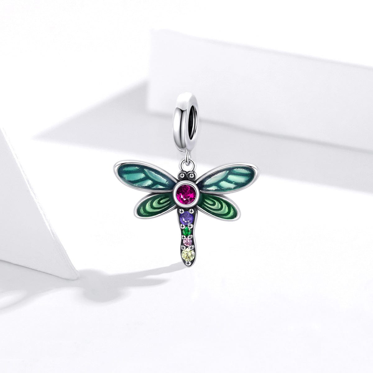 Dragonfly Charms or Pendants Sterling Silver 925、mySite、g9winljtr